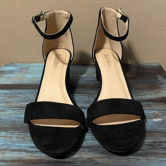 Bella Marie Shoes - Bella Marie women's strap block heel